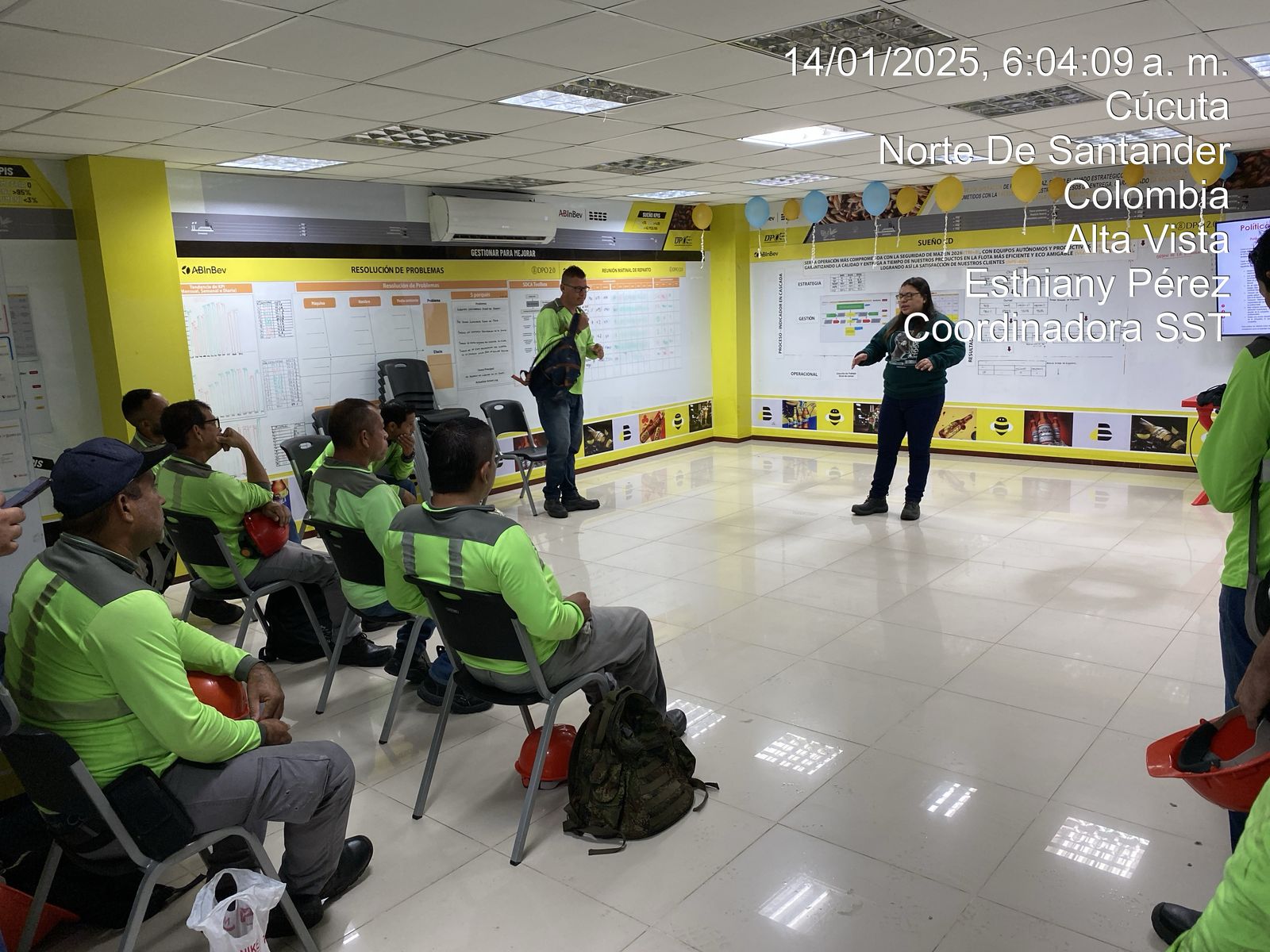 Evidencia de capacitación