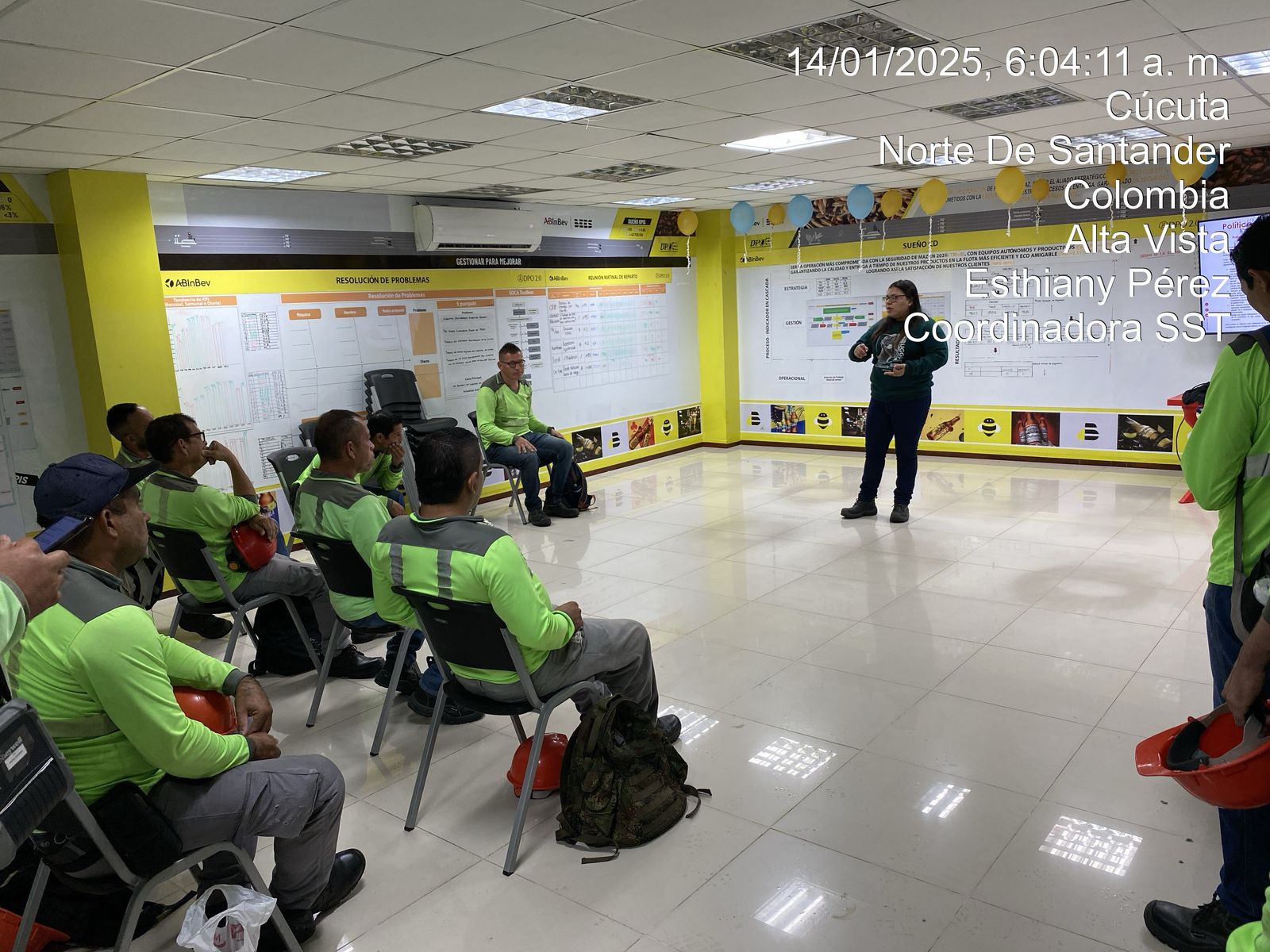 Evidencia de capacitación