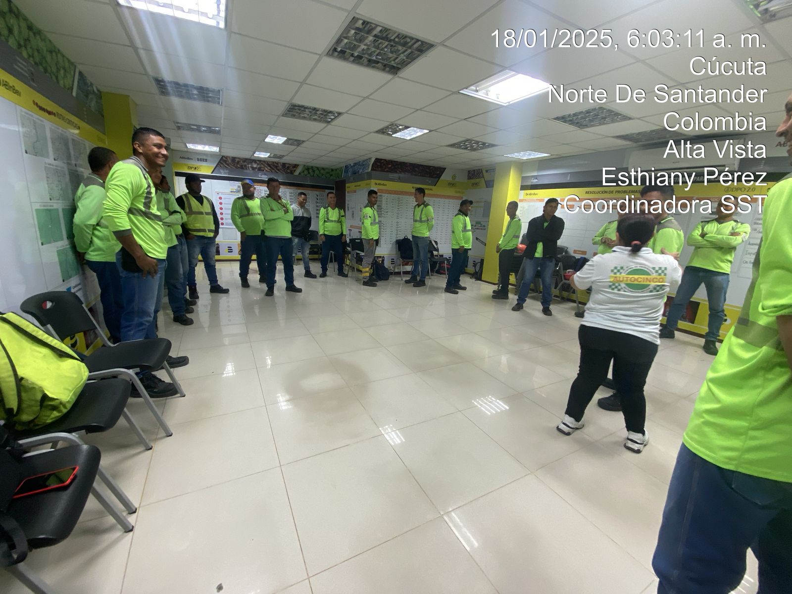 Evidencia de capacitación