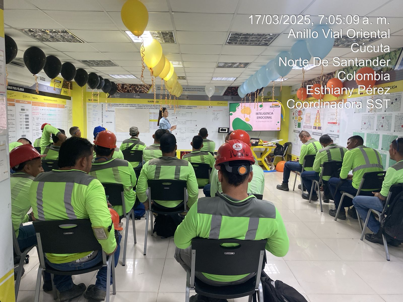 Evidencia de capacitación