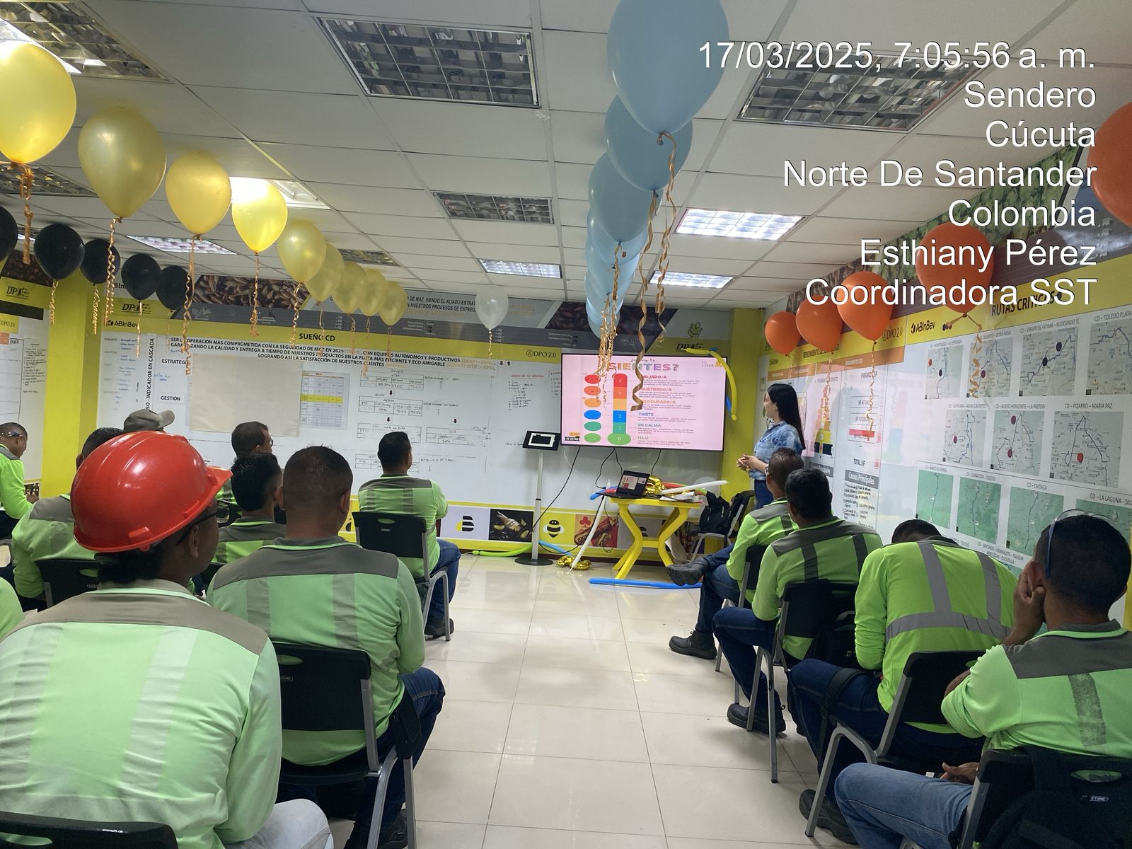 Evidencia de capacitación