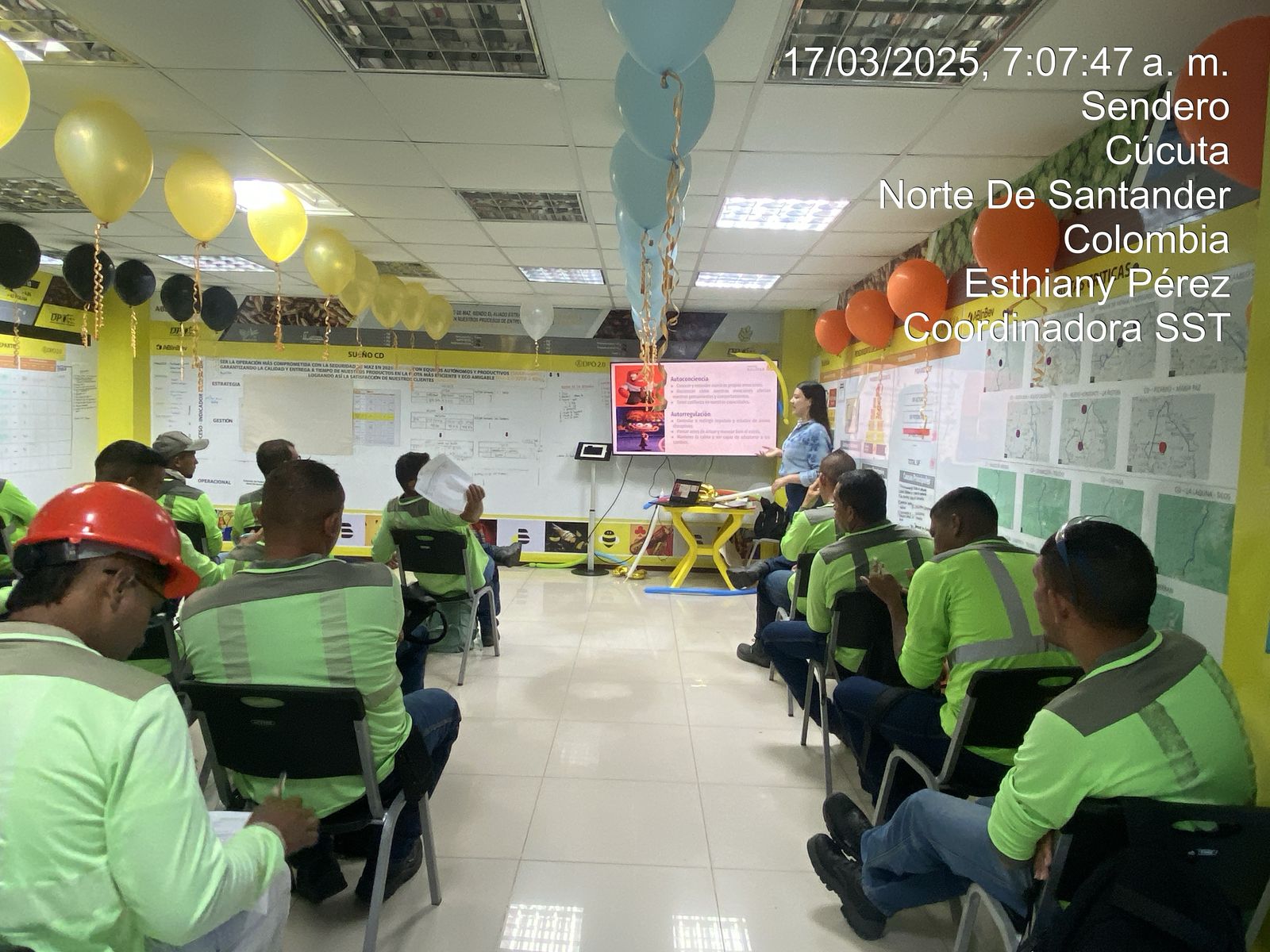 Evidencia de capacitación