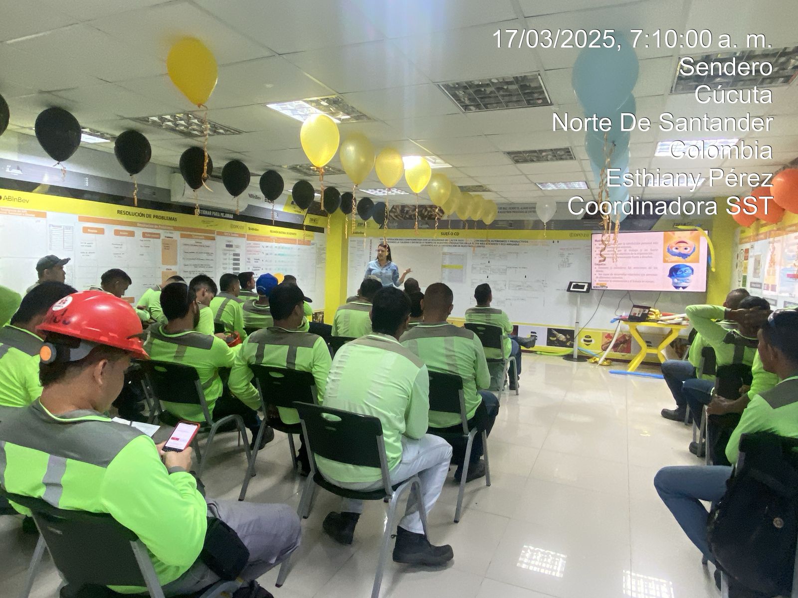 Evidencia de capacitación