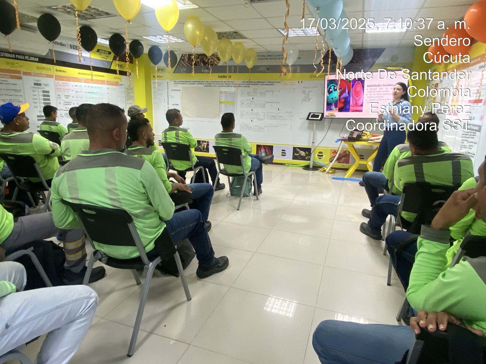 Evidencia de capacitación