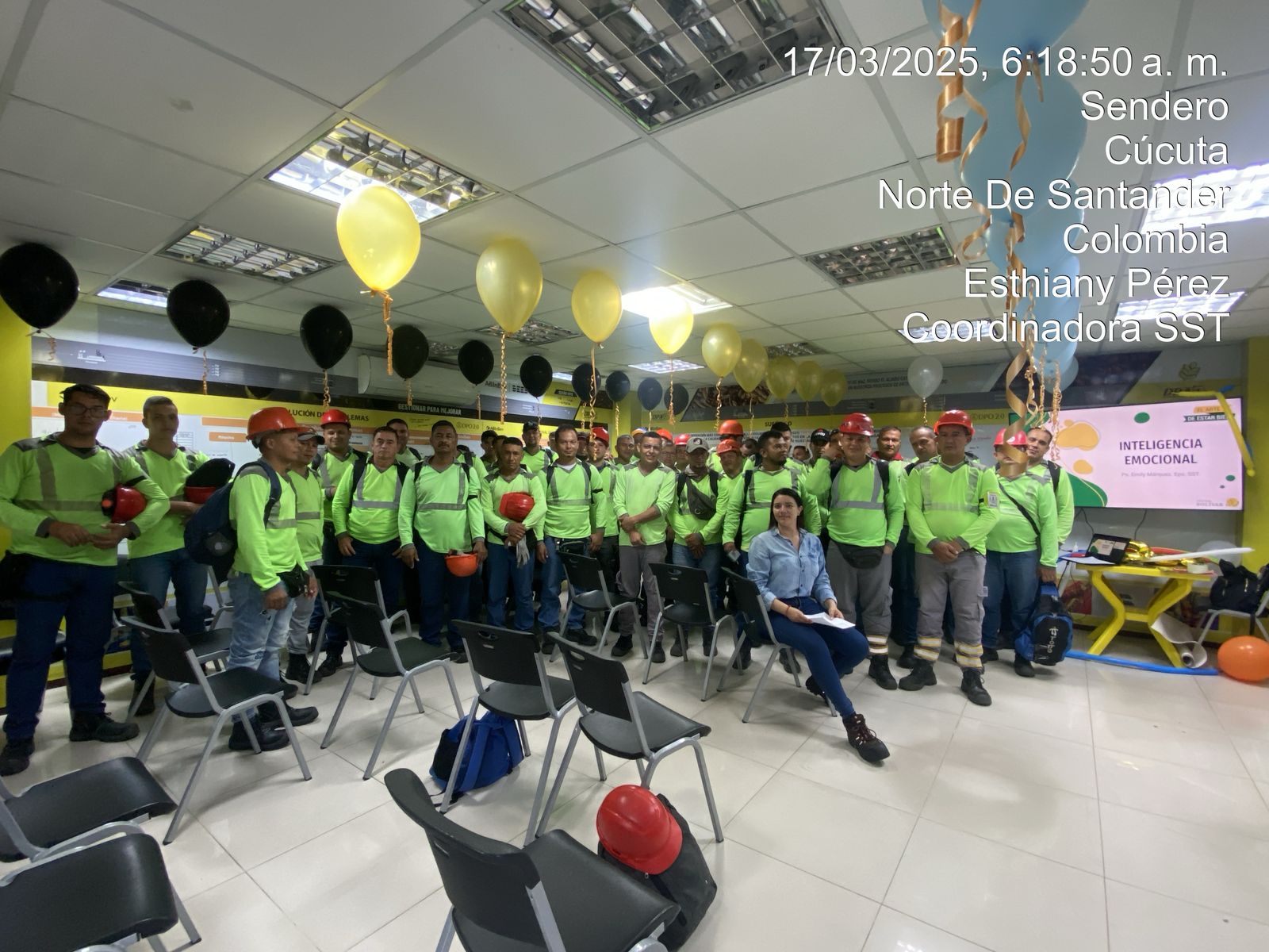 Evidencia de capacitación