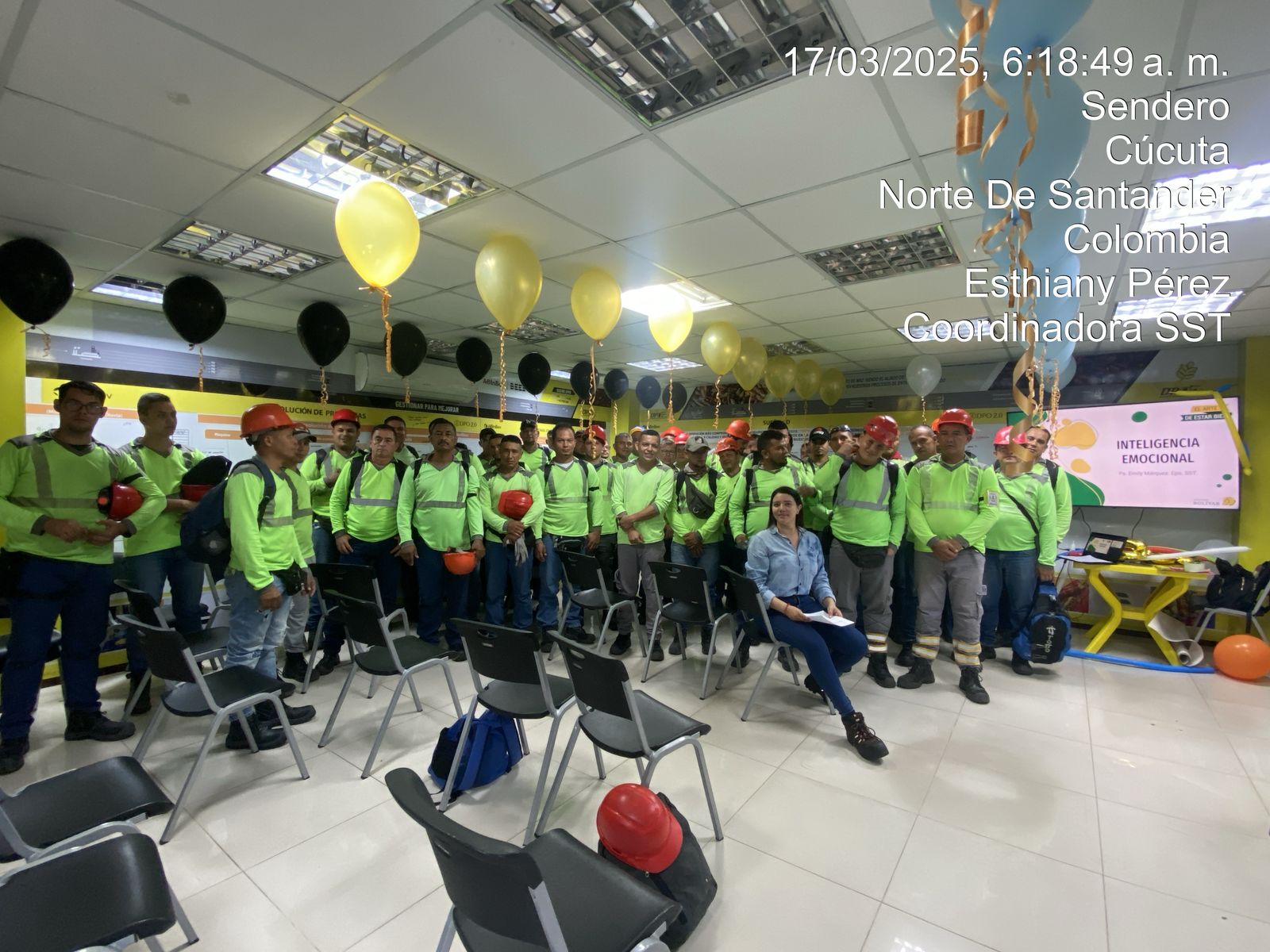 Evidencia de capacitación